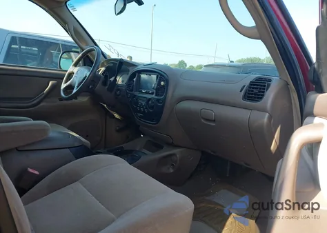 2002 Toyota Sequoia Sr5 V8 z USA, uszkodzony, nr VIN 5TDZT34A02S079690